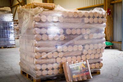 Livraison palette bois densifié à domicile